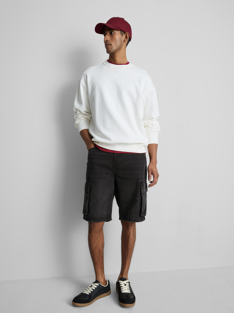 Denim Cargo Shorts
