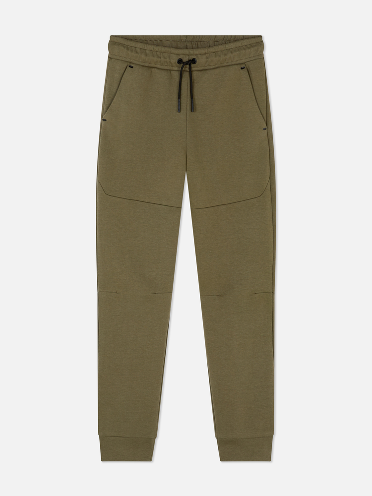 Cuffed Paneled Sweatpants
